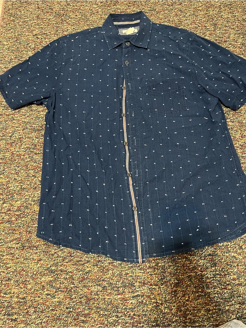(Lot Of 2) Carbon 2 Cobalt Mens Short Sleeve Shirt Size Medium - Picture 2 of 5